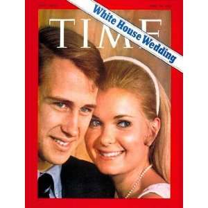  Eddie Cox and Tricia Nixon by TIME Magazine. Size 11.00 X 