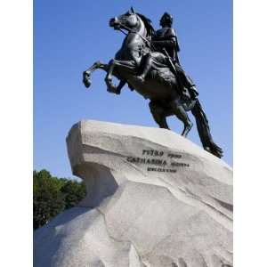  The Bronze Horseman Statue, Monument to Tsar Peter the 