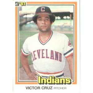  1981 Donruss # 321 Victor Cruz Cleveland Indians Baseball 