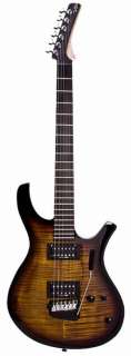 Parker PDF80 Maxx Fly P Series Electric Guitar   Flame Tobacco 