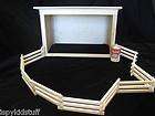 AMISH Wood Wooden Toy Toys Horse LARGE Shelter w Taller