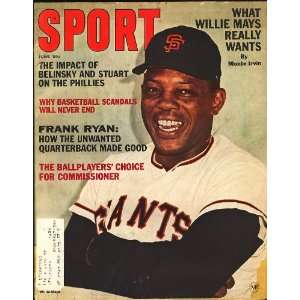    June 1965 Sport Magazine Willie Mays Cover