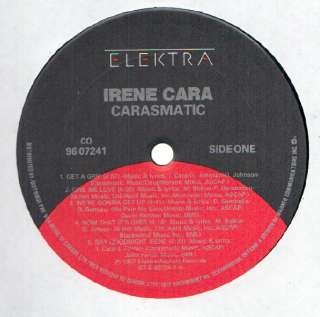 Irene Cara Carasmatic LP NM/VG++ Canada Elektra  