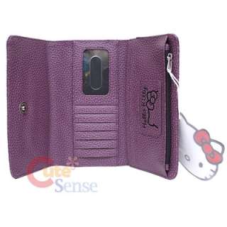 Sanrio Hello Kitty Grape Embossed Faux Leather Wallet by Purple wallet 