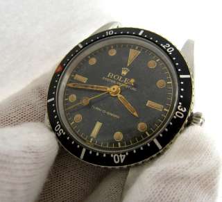 Rare 1954 Rolex 6202 Turn O Graph Pre Submariner Wrist Watch   All 