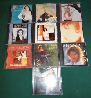   Classic Country CDs Carlene Carter Shania Twain Gretchen Wilson Patty