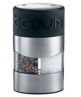 Bodum TWIN Dual Salt and Pepper Grinder Mill Black NEW 727015046716 