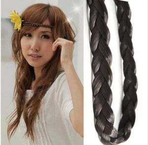 Girls rope braid pigtail hair line head band headband  