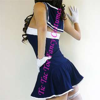 Sexy Summer Sailor Girl Outfit Halloween Xmas Womens Fancy Dress 