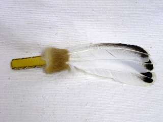 Native American Royal Palm Turkey Feather Dance Fan  