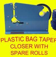 Sets of BAG CLOSER, SEALER, TAPER 18 ROLLS Tape, FREE  
