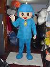 blue boy friend mascot costume halloween party children returns not
