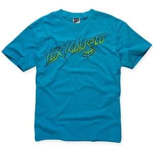  FOX SLANT S/S TEE ELECTRIC BLUE XXL