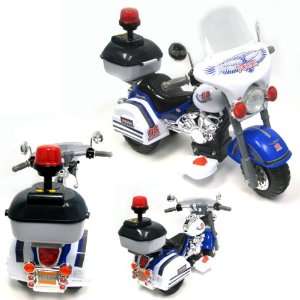   MiniMotors Police Tricycle with REAL Electric Motor