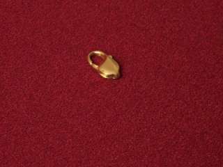 14K GOLD LOBSTER CLASP JEWELRY LOCK  Findings  Scrap No 16mm x 8mm 