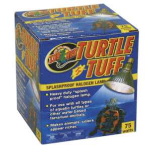 ZOO MED TURTLE TUFF HALOGEN LAMP 75 WATT   OH 75 LIGHT 097612980752 