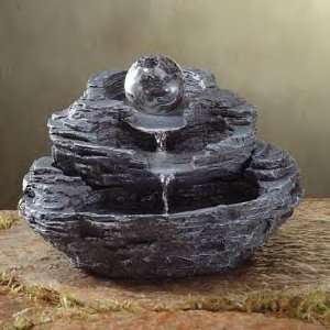  Water Fountain Rock Design Desk Size