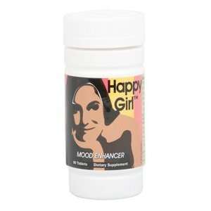 Happy Girl   Natural Wheat Grass Mood Enhancement Supplement and PMS 