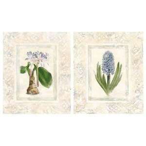  French Blue Florals by Susan Davies. Size 10.00 X 12.00 