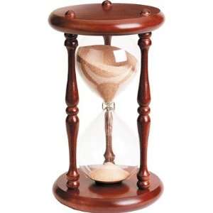  60 Minute Sand Hourglass in Cherry