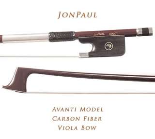 JonPaul Avanti Model Carbon Fiber Full Size Viola Bow  
