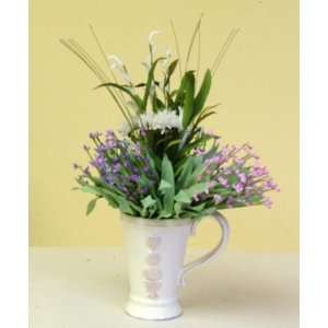  Topiary Cup of Florals Flower Arrangement