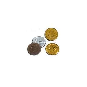 Min Qty 1440 Chocolate Coins, Foil Wrapped, Kosher  