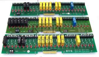 Lot of 3 24 Port I/O Industrial Control Boards with 32 Modules ( Used 