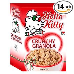 Hello Kitty Food Crunchy Granola Bars, 13.23 Ounce Boxes (Pack of 14 