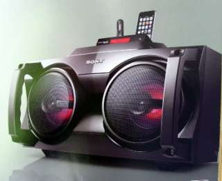  Ghetto Blaster 220W RMS iPod docking USB Drive Lighted Speakers  