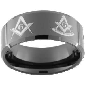   Freemason Masonic Square and Compass Past Master Rings size 10 1/2