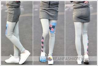 USA Stars Stripes Leggings Tights Flag Print VTG Jeans Patch Pants New 