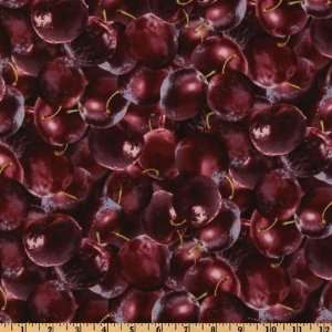  44 Wide Farmers Market Plums Purple Fabric By The Yard 