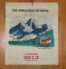 HAMDMADE PAPER 2012 CALENDAR W/ HIMALAYAS OF NEPAL