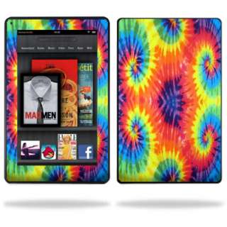Vinyl Skin Decal Cover for  Kindle Fire Tablet Tie Dye 2  