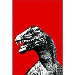  (4x6) Godzilla Movie Postcard Pop Art dinosaur Mothra 