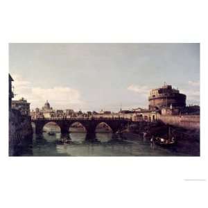   the Castel SantAngelo Giclee Poster Print by Bernardo Bellotto, 12x9