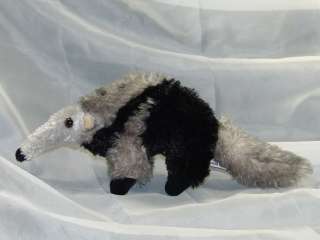 Handmade Lifelike Plush Black Grey Giant Anteater Toy  