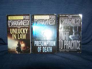 Book Lot Perri OShaughnessy Nina Reilly Unlucky In Law Unfit FREE 