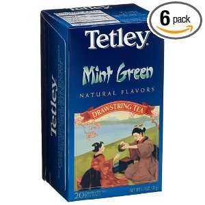  Tetley Mint Green Natural Flavors Drawstring Tea, 20 count Tea 