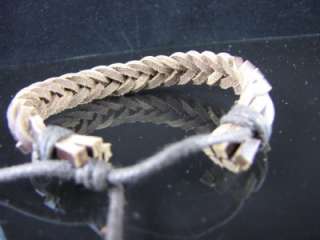 Pcs Wholesale Lots Unisex Twist Leather Bracelet Cuff LB17  