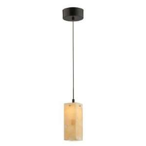   F5807 Hudson   Pendant with Ring and Pin, Onyx Glass