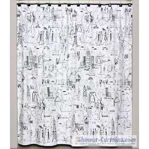  Echo Design Dancing in the Streets Shower Curtain