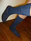 Toms Womens Vegan Wrap Boots In Navy Blue Size 9.5 EXCELLENT