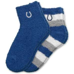  For Bare Feet Indianapolis Colts Womens Slipper Socks  2 