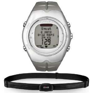 POLAR F55 HEART RATE MONITOR ICE ALUMINUM WATCH SMALL   INCLUDES A 