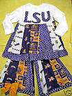 boutique lsu tigers fan football girls outfit 2 3 4 $ 99 95 