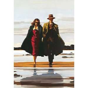 Jack Vettriano 22W by 32H  The Road to Nowhere CANVAS Edge #5 3/4 