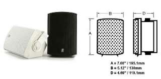 Poly Planar MA7500 5 x 7 Marine Box Speakers (pair)  