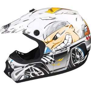 GMAX Youth GM46Y 1 Hot Rod Special Edition Full Face Helmet Medium 